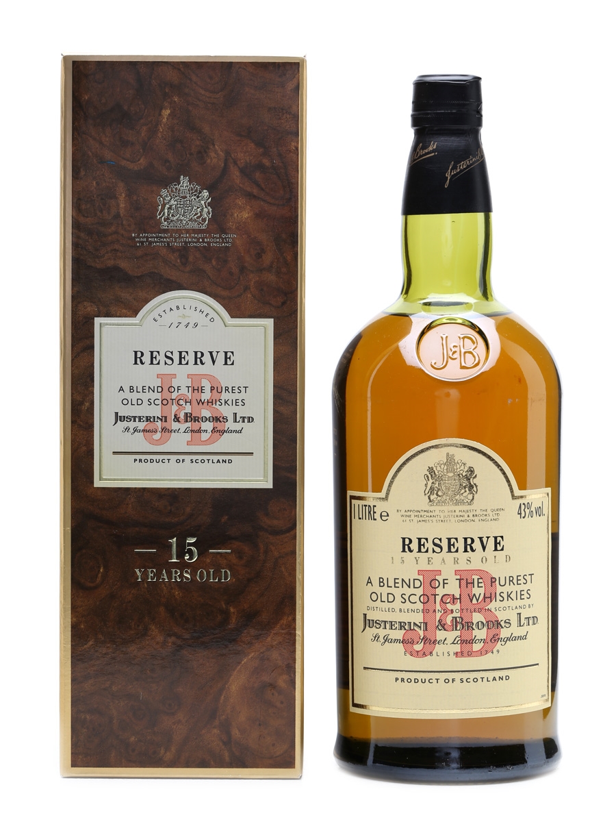 J & B Reserve 15 Years Old - Lot 6267 - Buy/Sell Blended Whisky Online