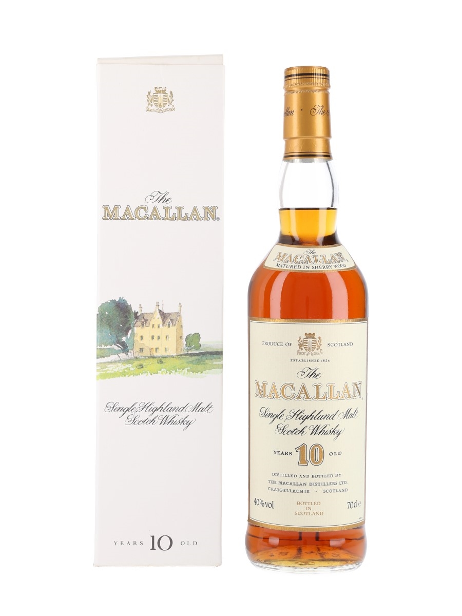 Macallan 10 Year Old Bottled 1990s 70cl / 40%