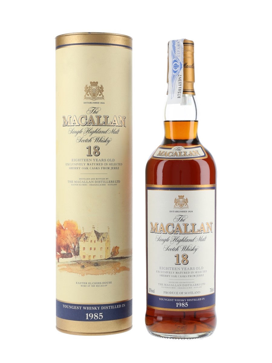 Macallan 1985 And Older 18 Year Old 70cl / 43%