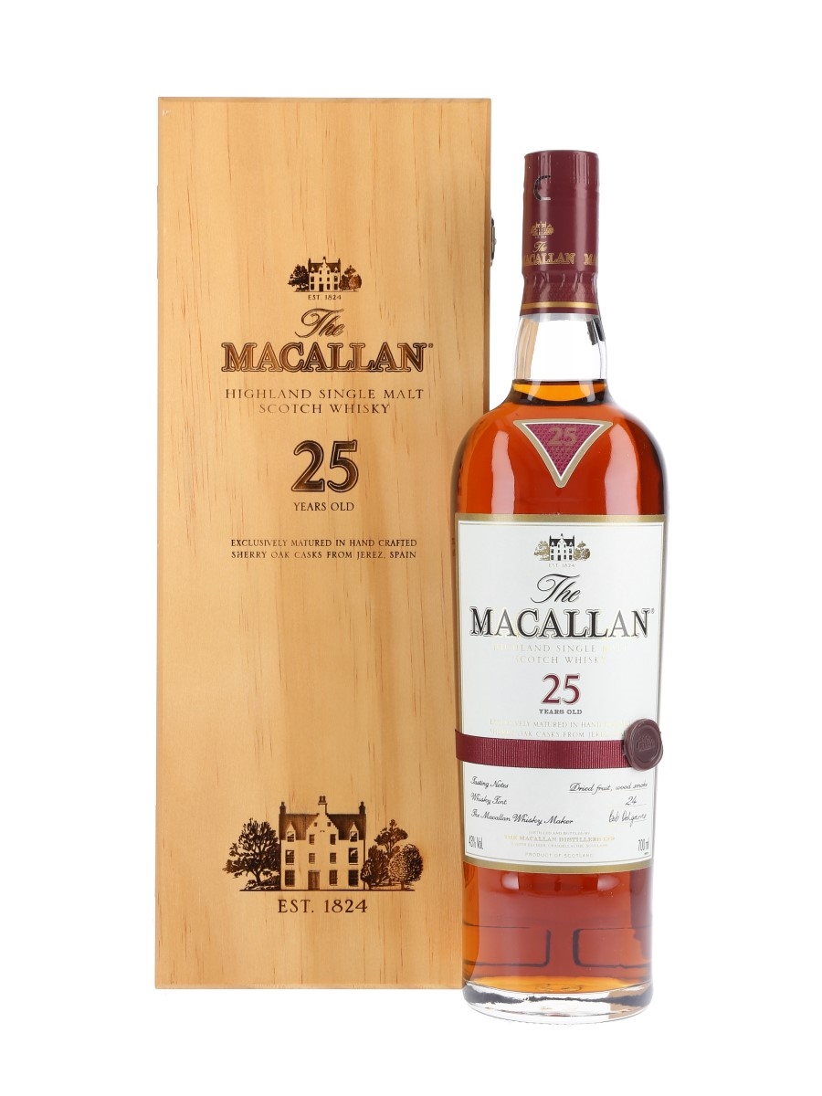 Macallan 25 Year Old Sherry Oak 70cl / 43%