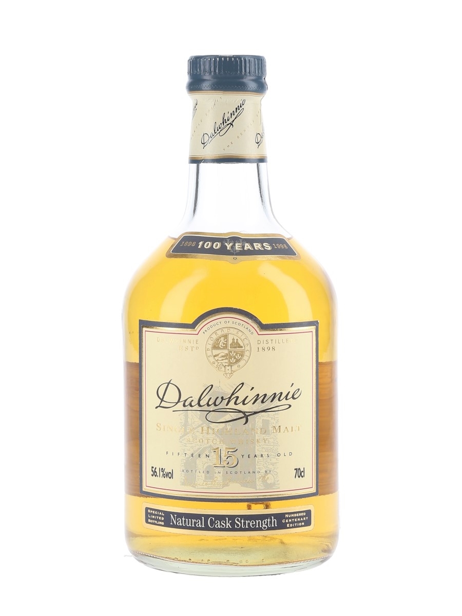 Dalwhinnie 15 Year Old Cask Strength Bottled 1998 - Centenary Edition 70cl / 56.1%