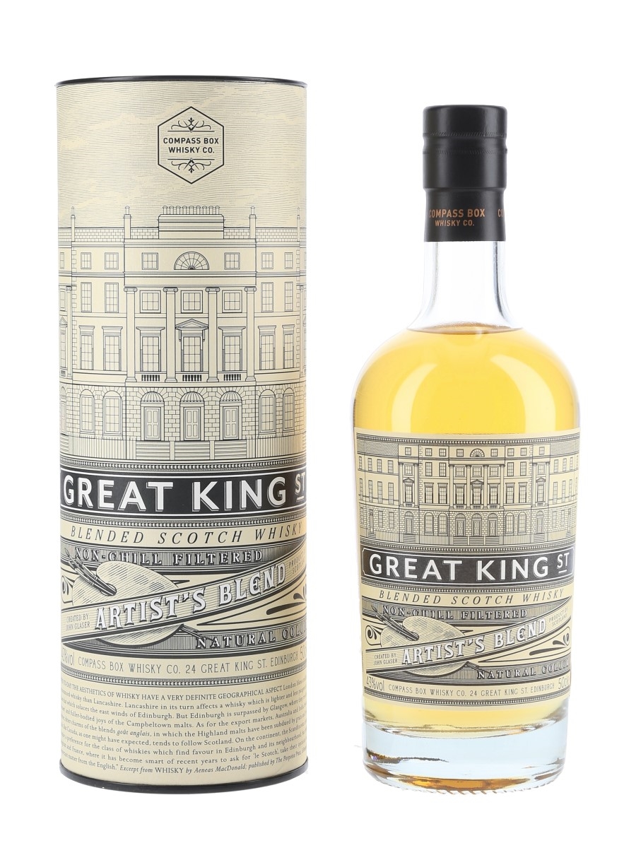 Great King Street Artist's Blend Compass Box 50cl / 43%