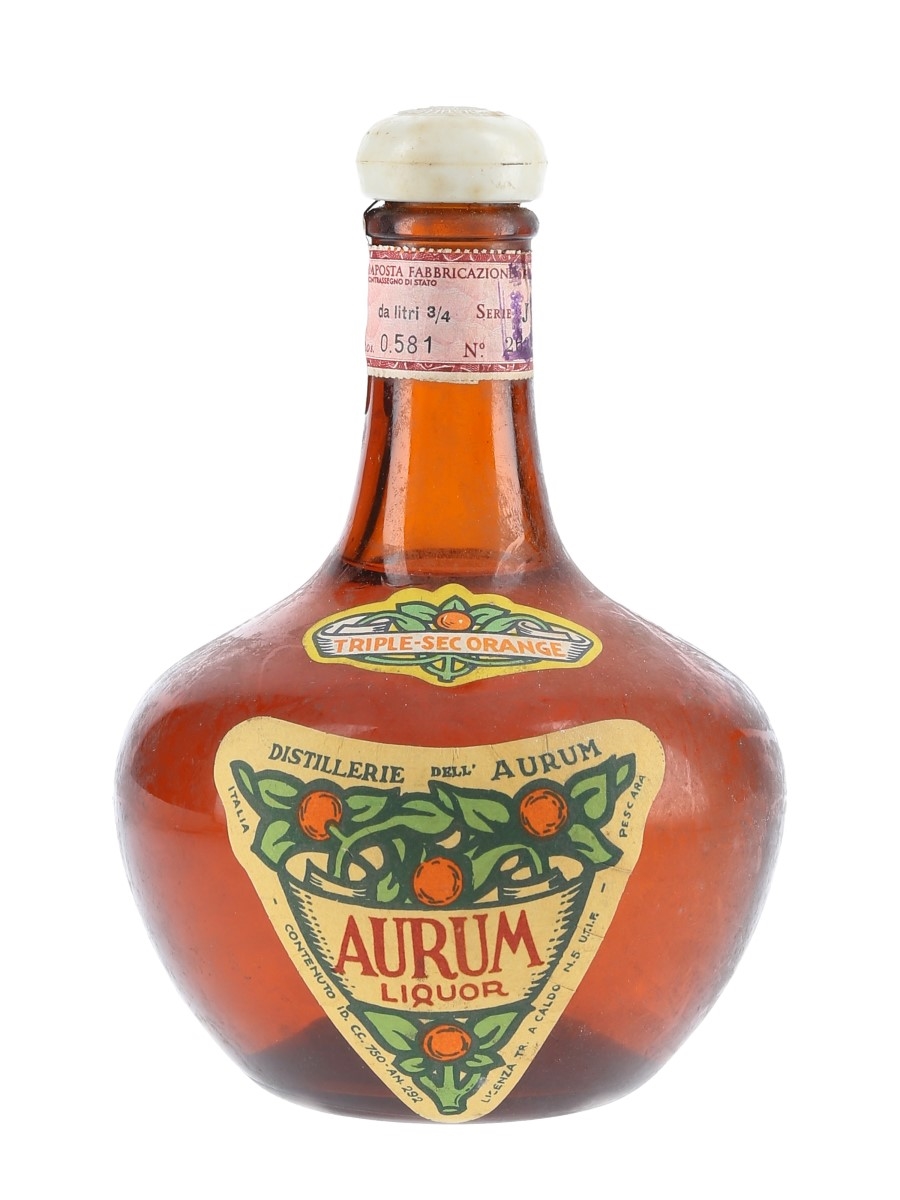 Aurum Triple Sec Orange Bottled 1950s 75cl