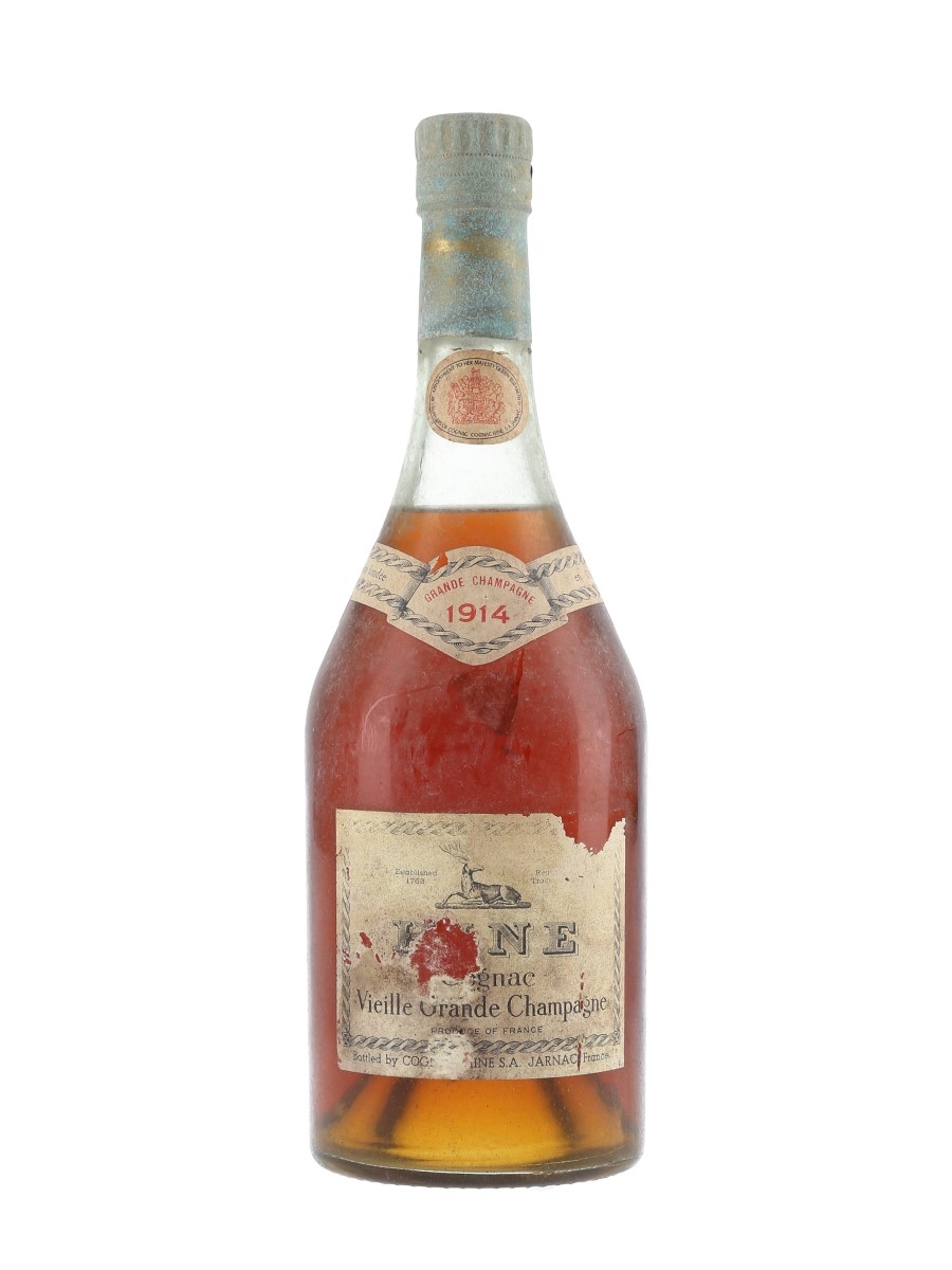 Hine 1914 Vieille Grande Champagne Cognac Bottled 1950s-1960s 70cl