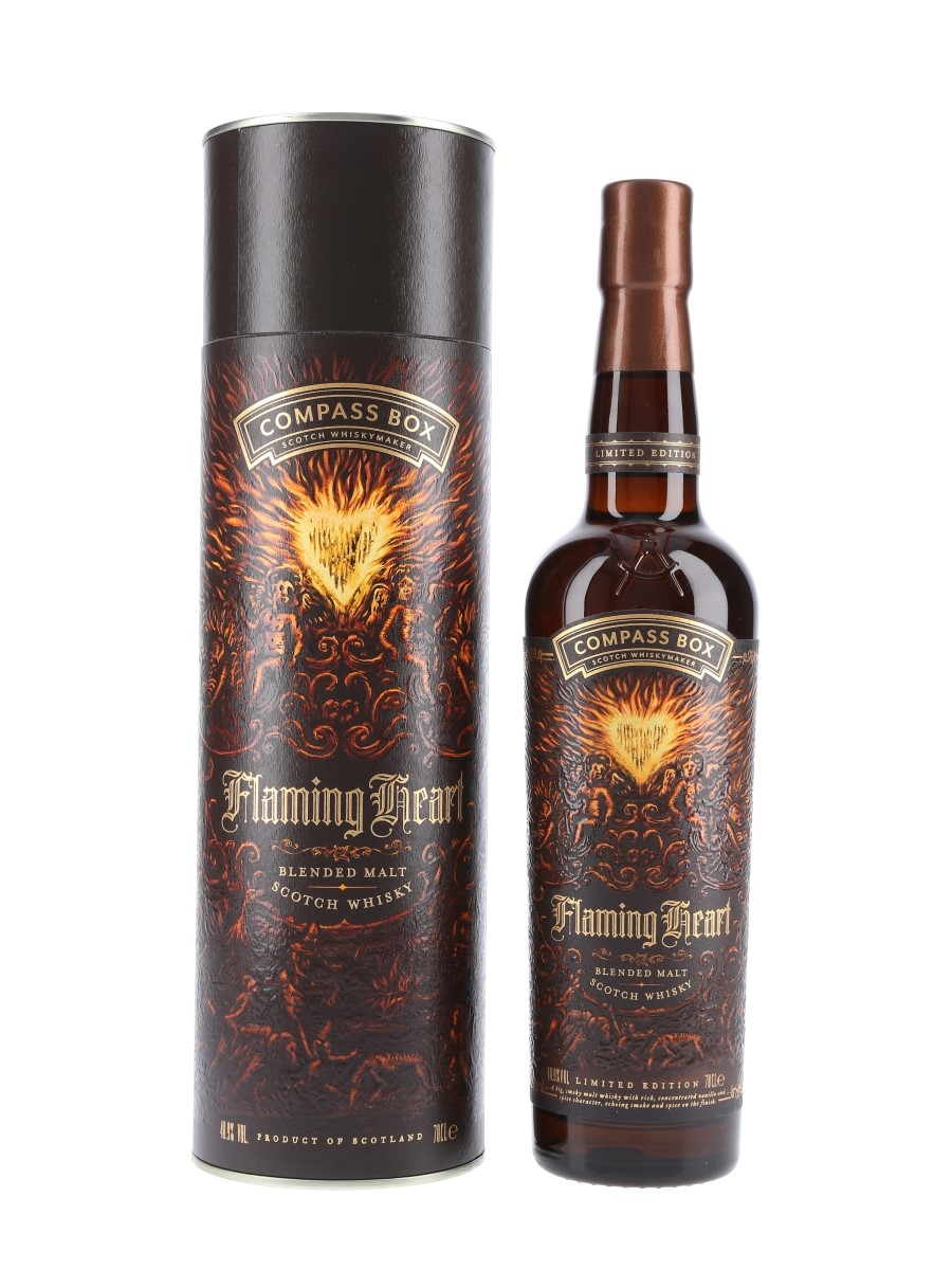 Flaming Heart Compass Box - 6th Edition 70cl / 48.9%