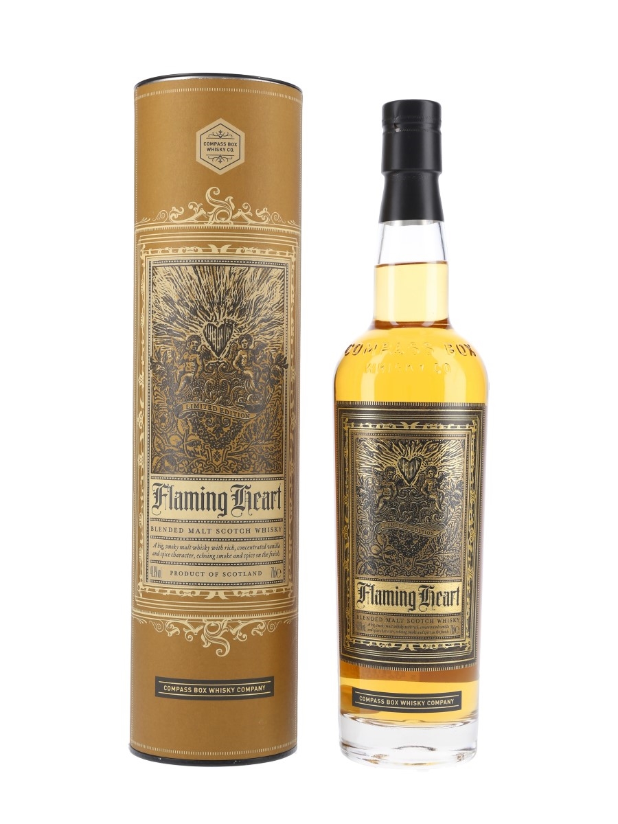 Flaming Heart Compass Box - 4th Edition 70cl / 48.9%