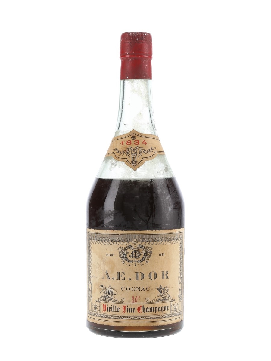 A E Dor 1834 Vieille Fine Champagne Cognac Bottled 1960s 70cl / 30%