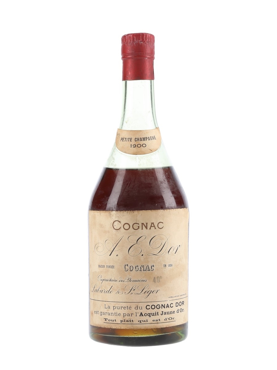 A E Dor 1900 Petite Champagne Cognac Bottled 1960s 70cl / 40%