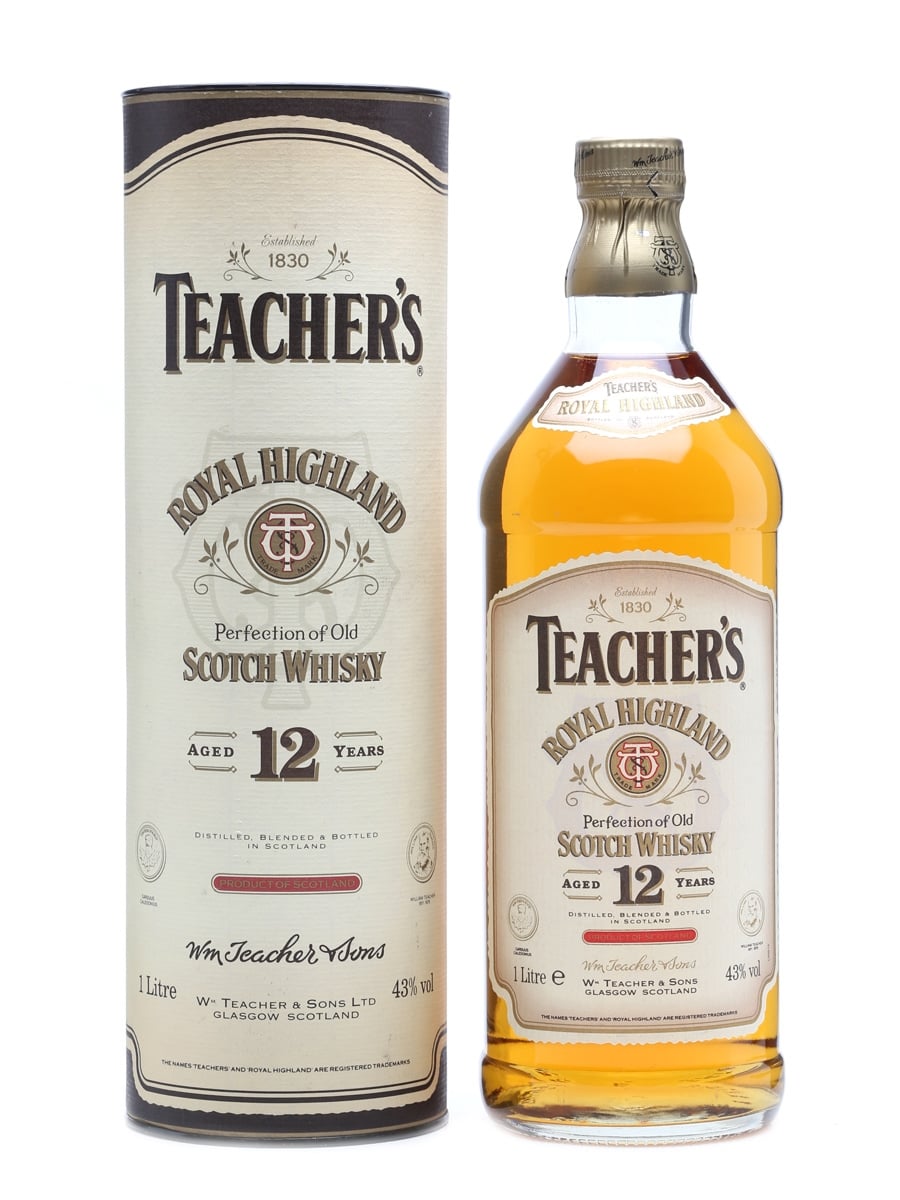 Teacher's Royal Highland 12 Years Old - Lot 5386 - Buy/Sell