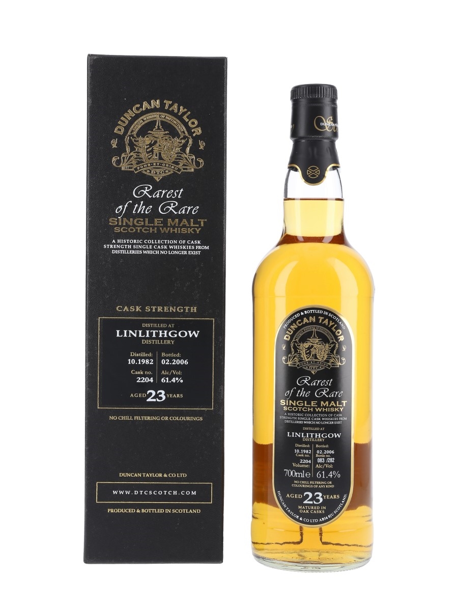 Linlithgow 1982 Rarest Of The Rare 23 Year Old - Duncan Taylor 70cl / 61.4%