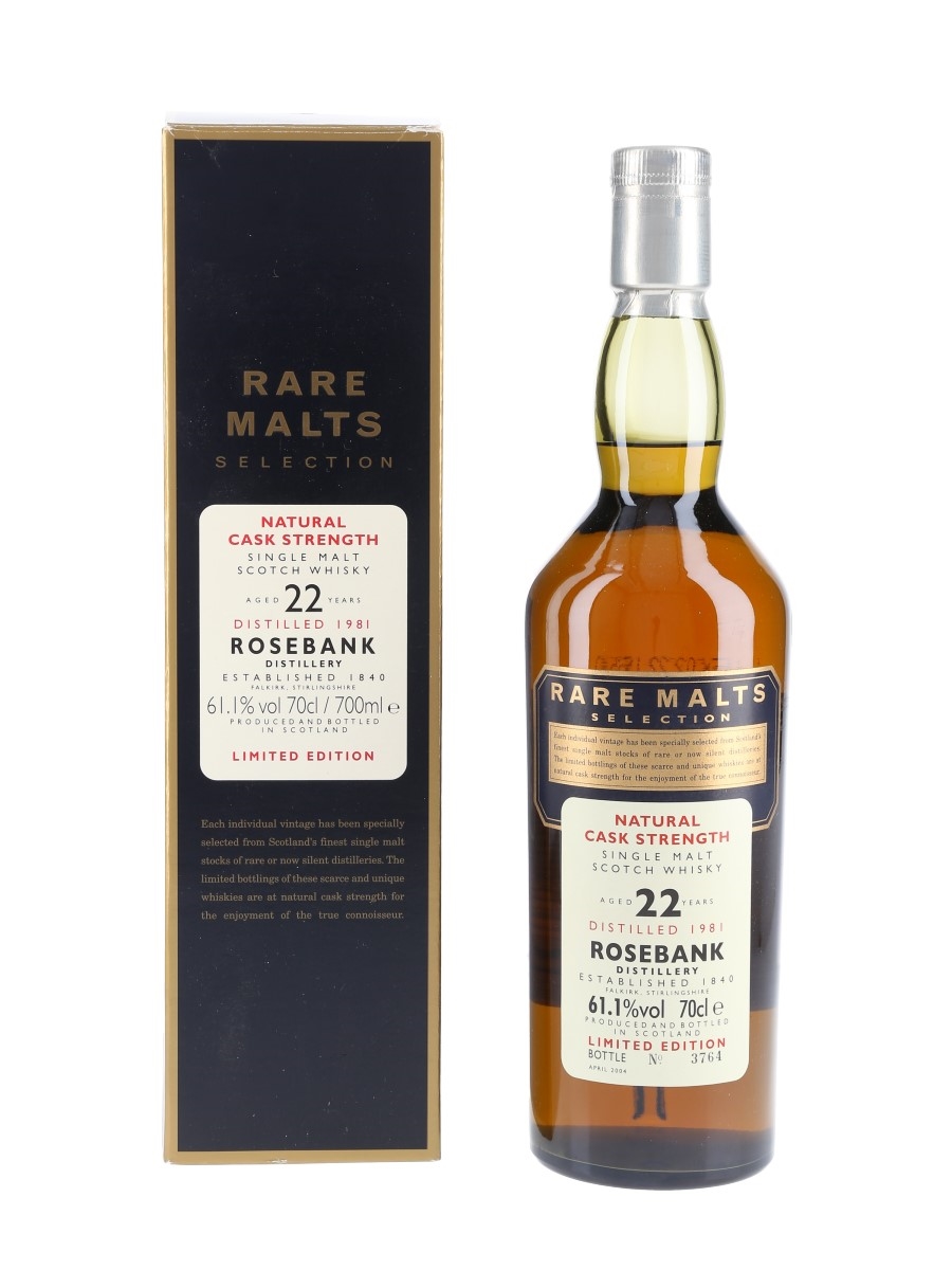 Rosebank 1981 22 Year Old Bottled 2004 - Rare Malts Selection 70cl / 61.1%