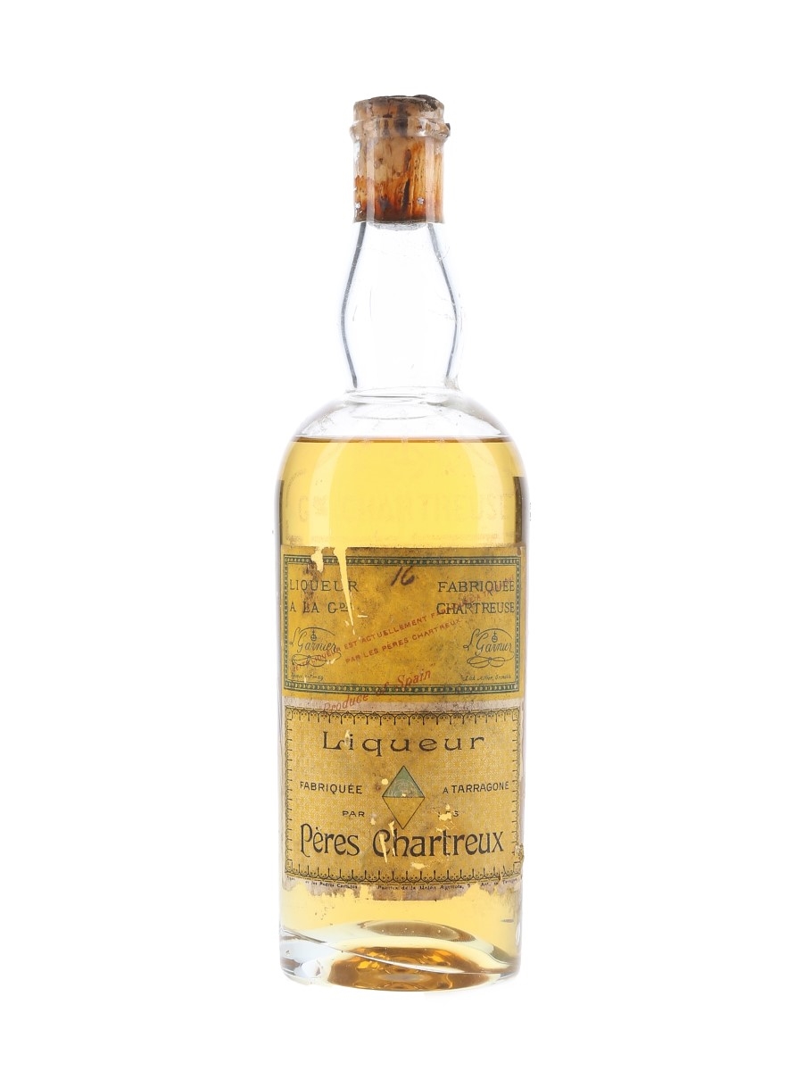Chartreuse Yellow Bottled 1940s-1950s - Tarragona 35cl
