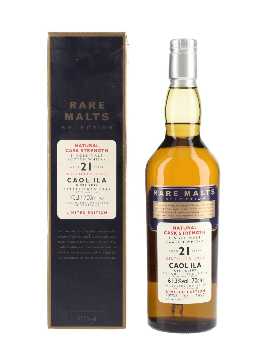 Caol Ila 1977 21 Year Old Bottled 1999 - Rare Malts Selection 70cl / 61.3%