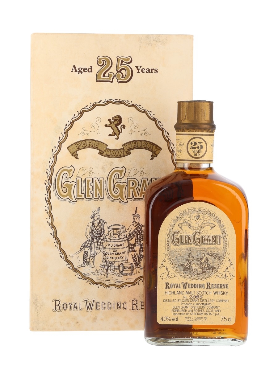 Glen Grant 25 Year Old Royal Wedding Reserve Bottled 1981 - Seagram 75cl / 40%