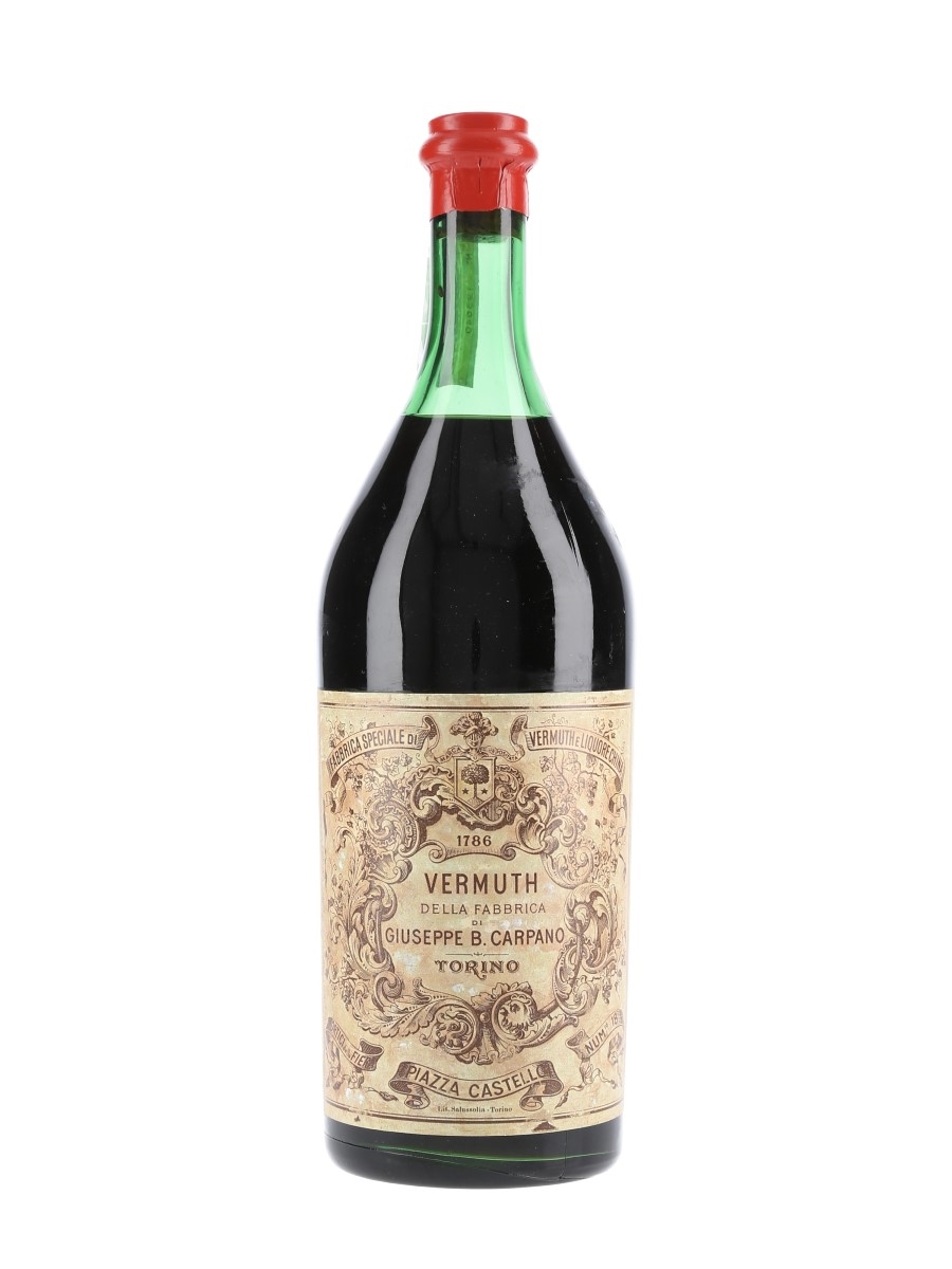 Carpano Vermouth Bottled 1960s-1970s 100cl / 16.5%