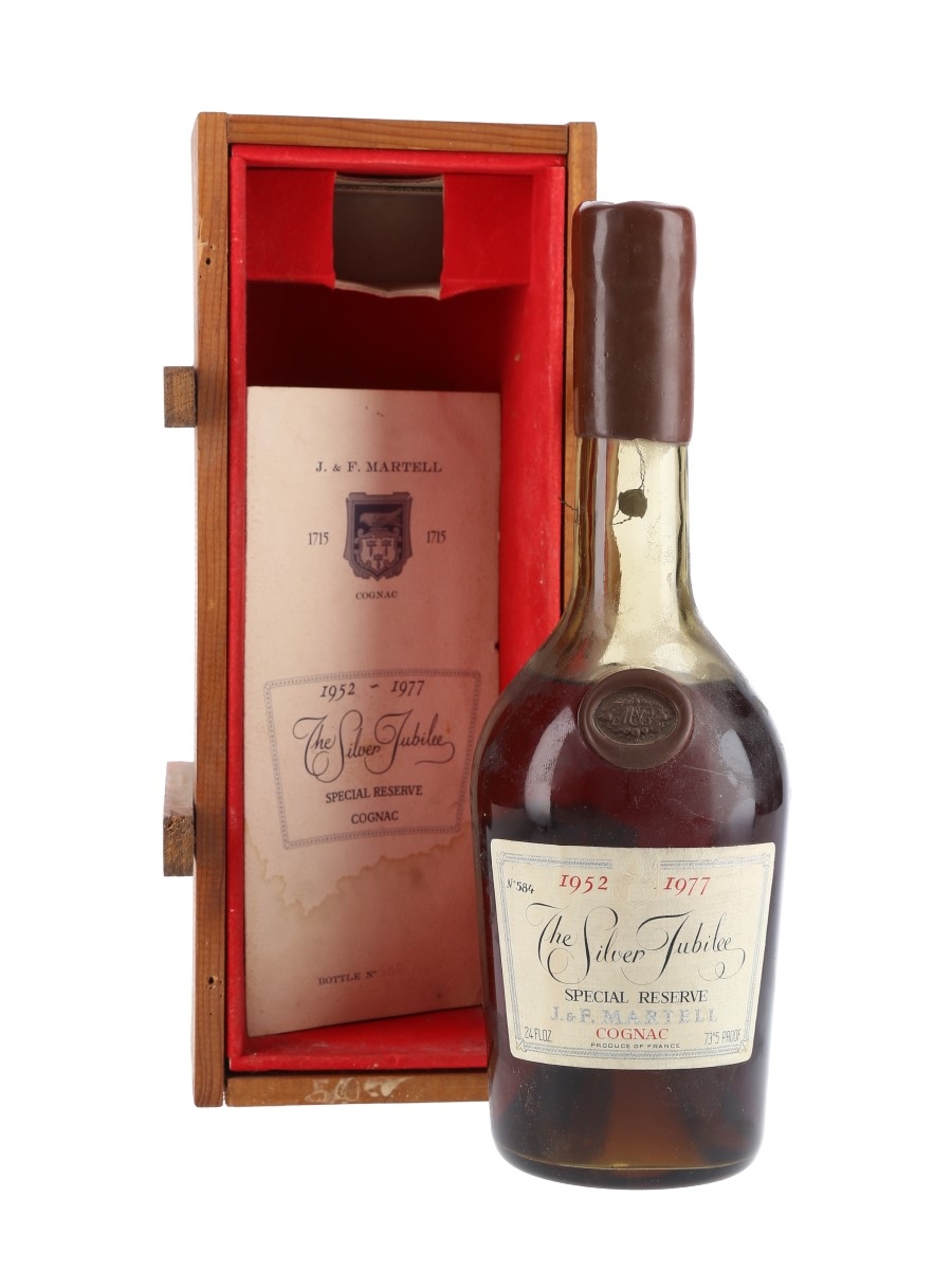 Martell Silver Jubilee Cognac 1952-1977 1815, 1906, 1914 & 1918 Vintages 68cl / 42%