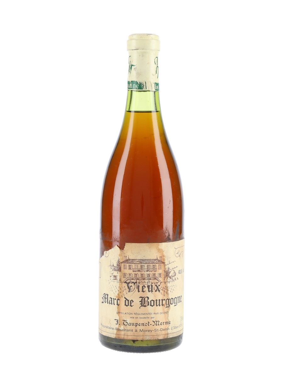 Taupenot Merme Vieux Marc De Bourgogne Bottled 1970s-1980s 75cl / 40.8%