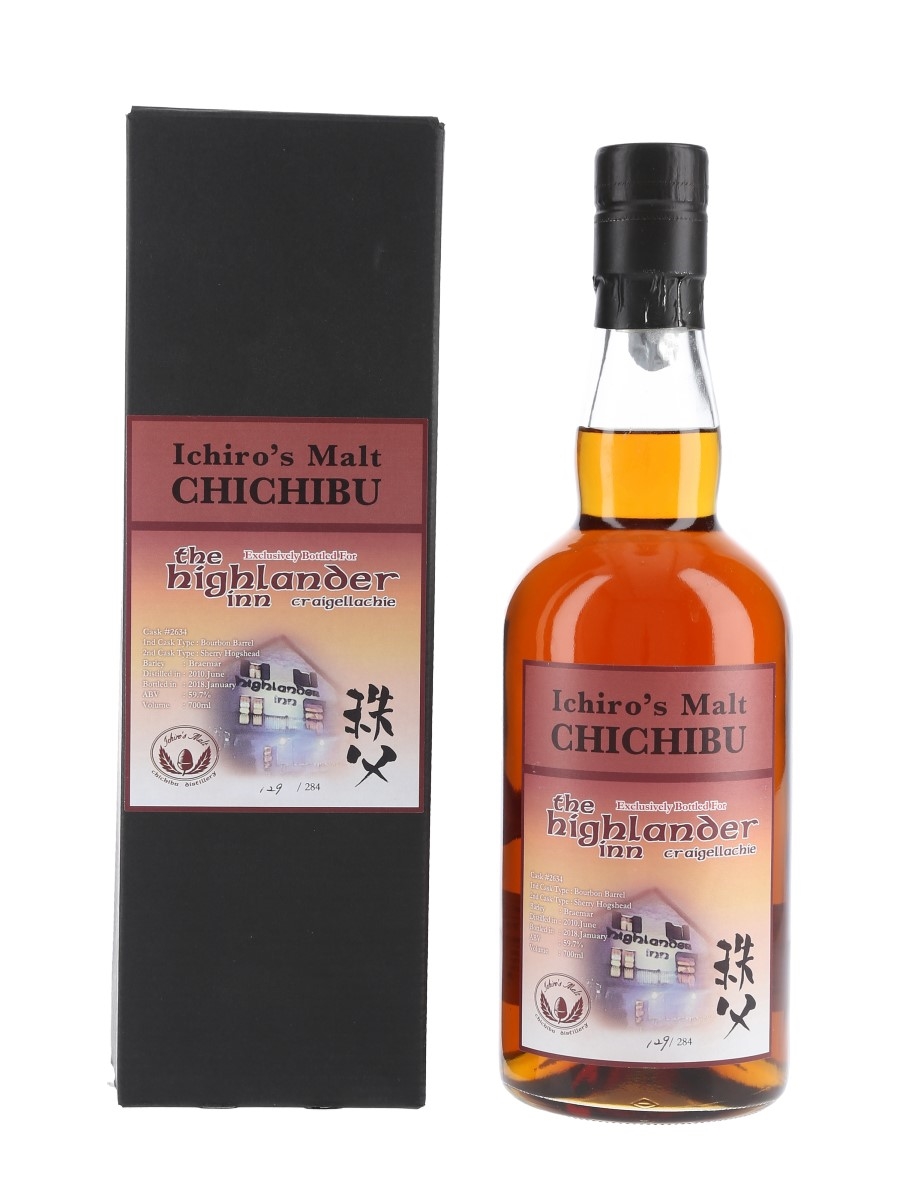 Chichibu 2010 Cask 2634 Bottled 2018 - The Highlander Inn 70cl / 59.7%