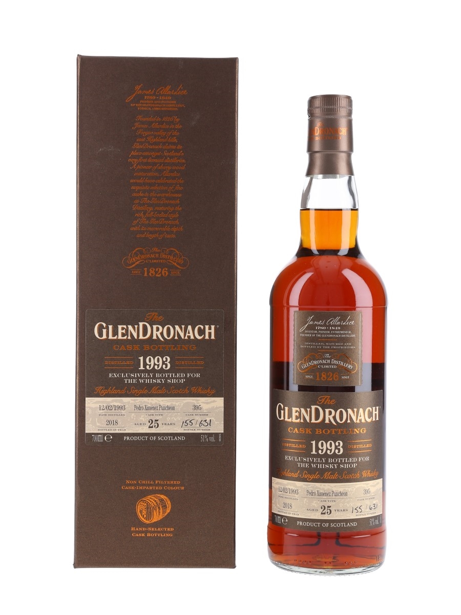 Glendronach 1993 Pedro Ximenez Puncheon 25 Year Old - The Whisky Shop 70cl / 51%