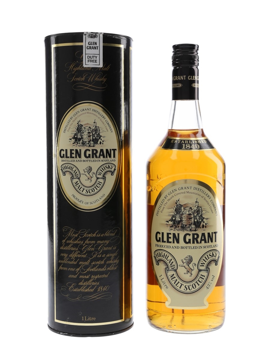 Glen Grant Bottled 1980s - Duty Free 100cl / 40%