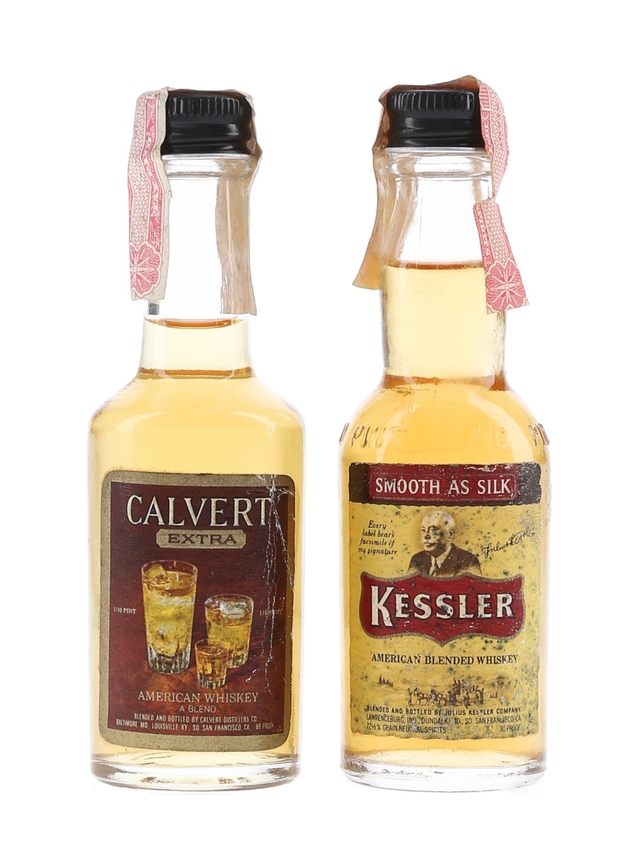 Calvert & Kessler Bottled 1970s 2 x 4.7cl / 40%