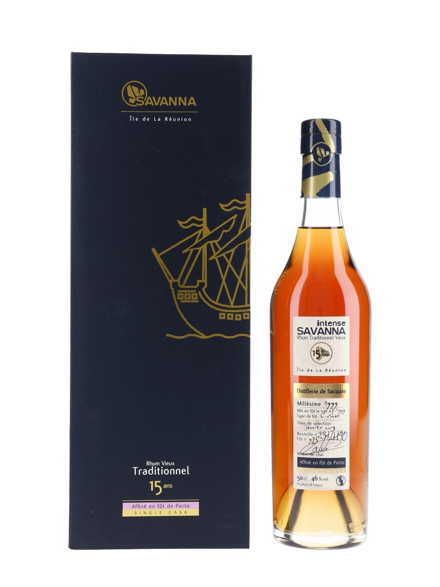 Savanna 1999 Rhum Traditionnel Vieux Bottled 2015 - 15 Year Old 50cl / 46%