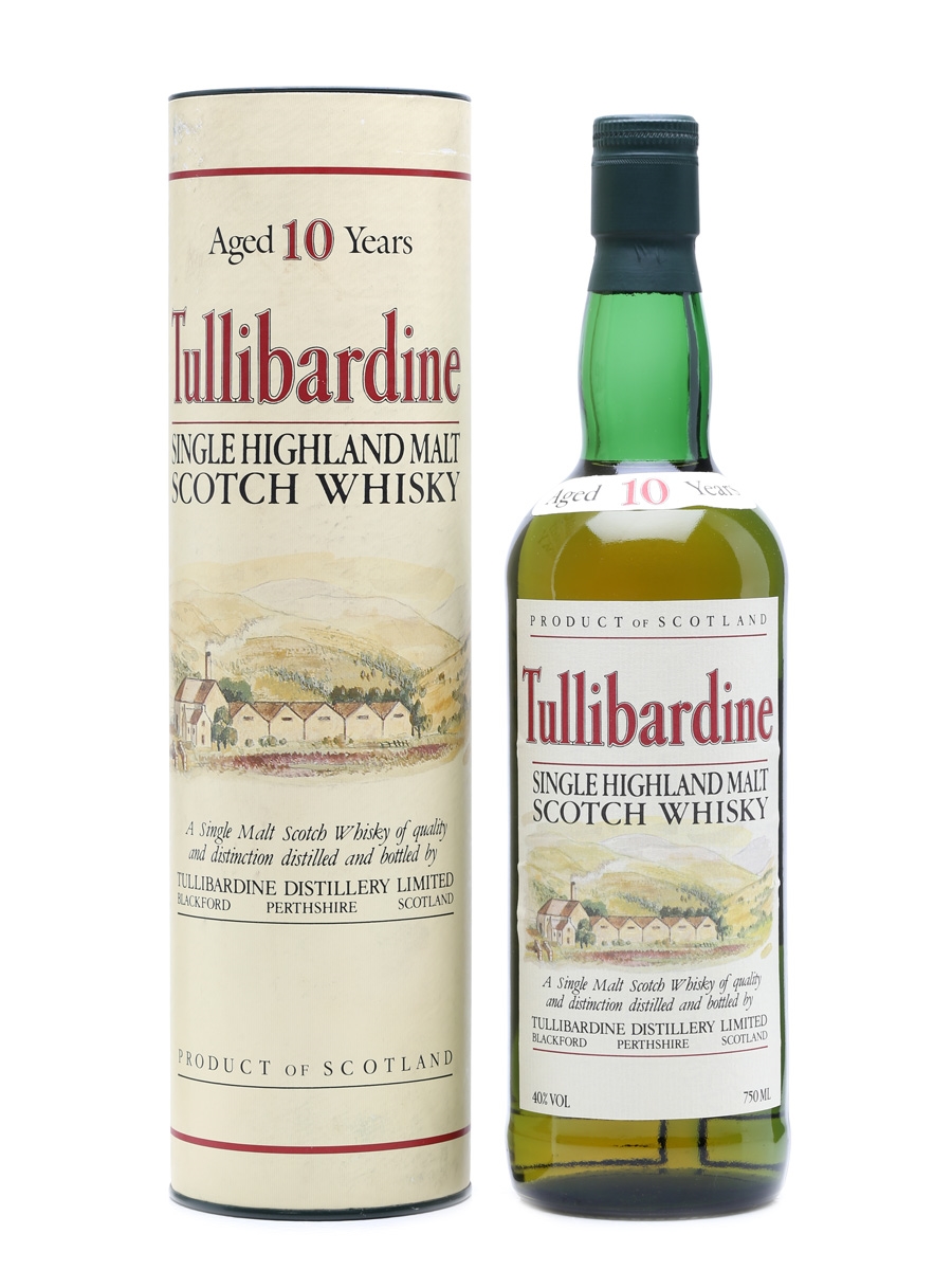 Tullibardine 10 Years Old Bottled 1980s 75cl / 40%