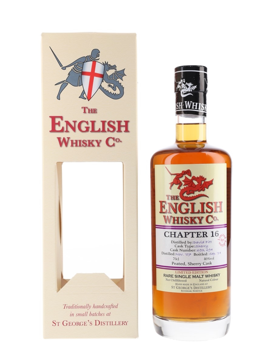 The English Whisky Co. Chapter 16 Peated 70cl / 46%
