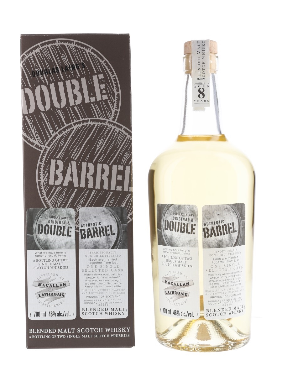 Douglas Laing Double Barrel Macallan & Laphroaig 8 Year Old 70cl / 46%