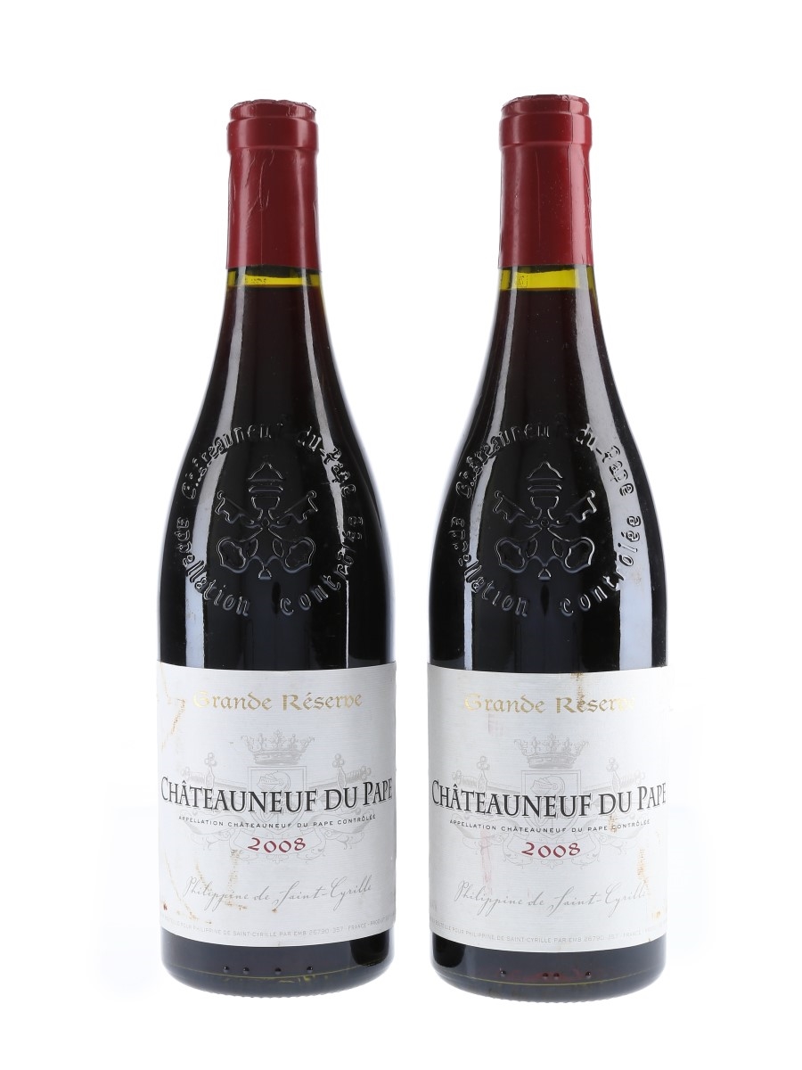 Chateauneuf Du Pape Grande Reserve 08 Lot Buy Sell Spirits Online