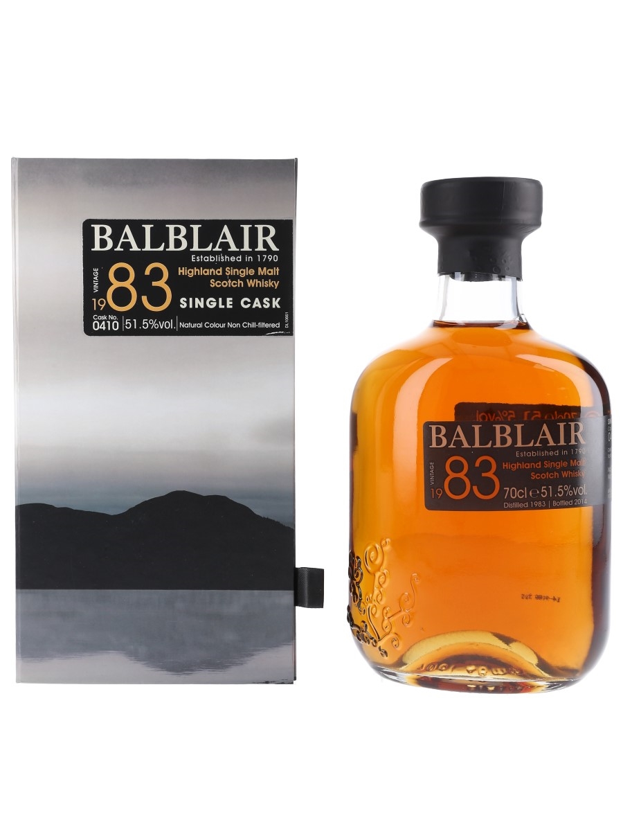 Balblair 1983 Bottled 2014 - Cask No. 0410 70cl / 51.5%