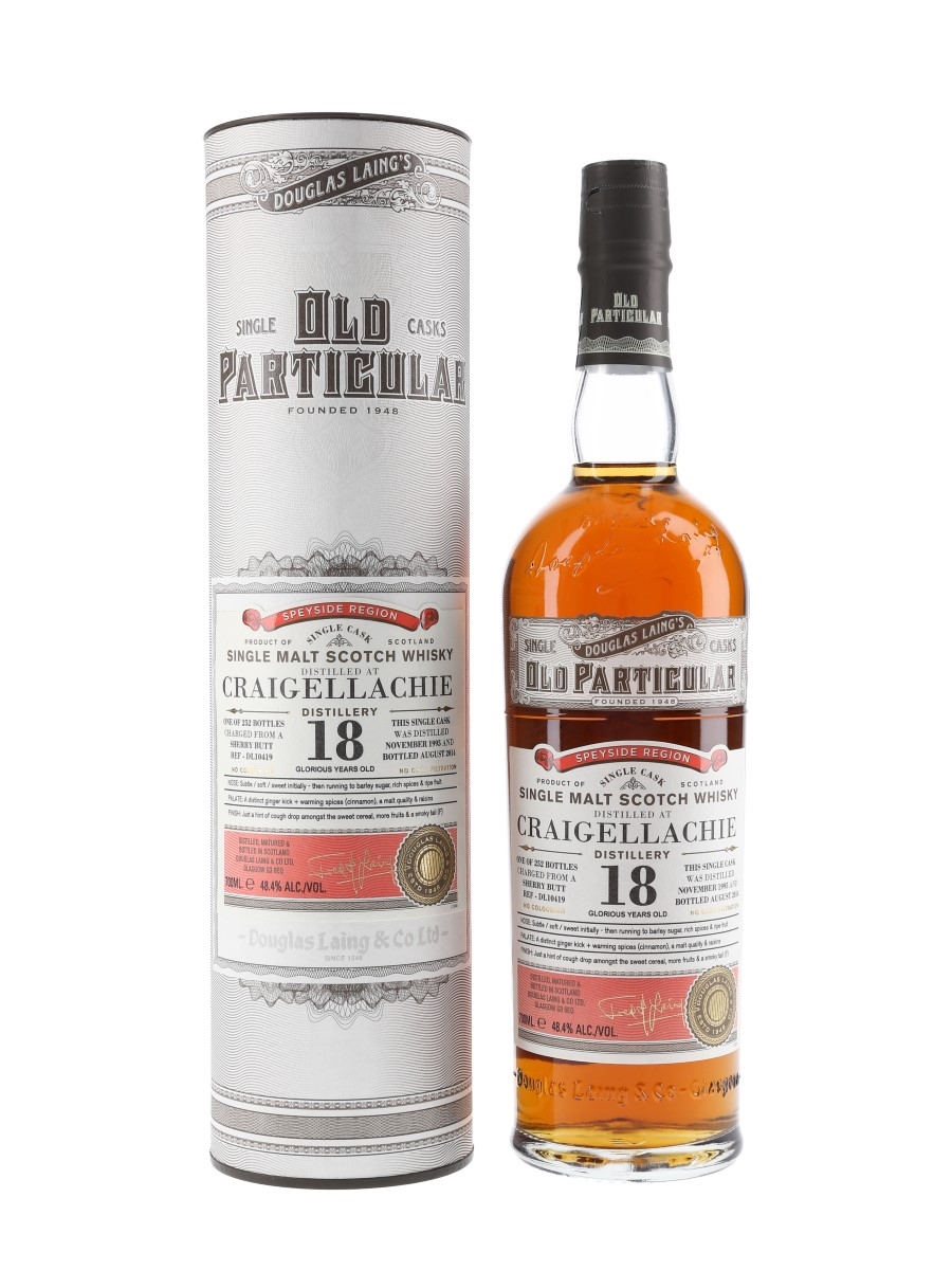Craigellachie 1995 18 Year Old Douglas Laing's Old Particular 70cl / 48.4%