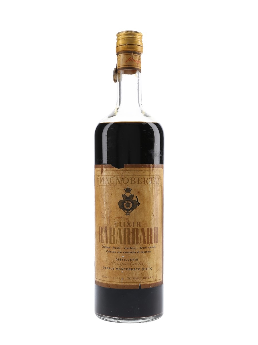 Magnoberta Elixir Rabarbaro Bottled 1950s 100cl / 18%