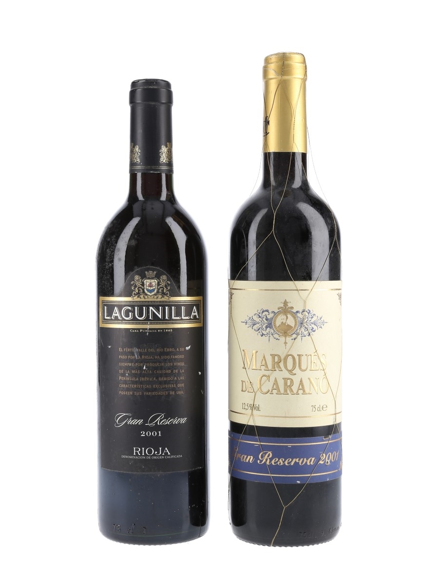 Gran Reserva Rioja & Carinena 2001 Lagunilla & Marques De Carano 2 x 75cl
