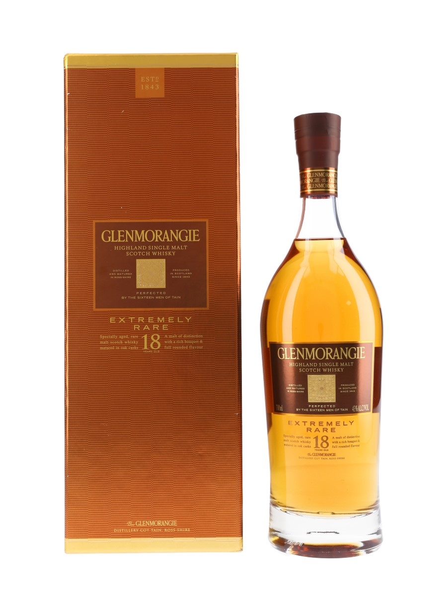 Glenmorangie 18 Year Old Extremely Rare 70cl / 43%