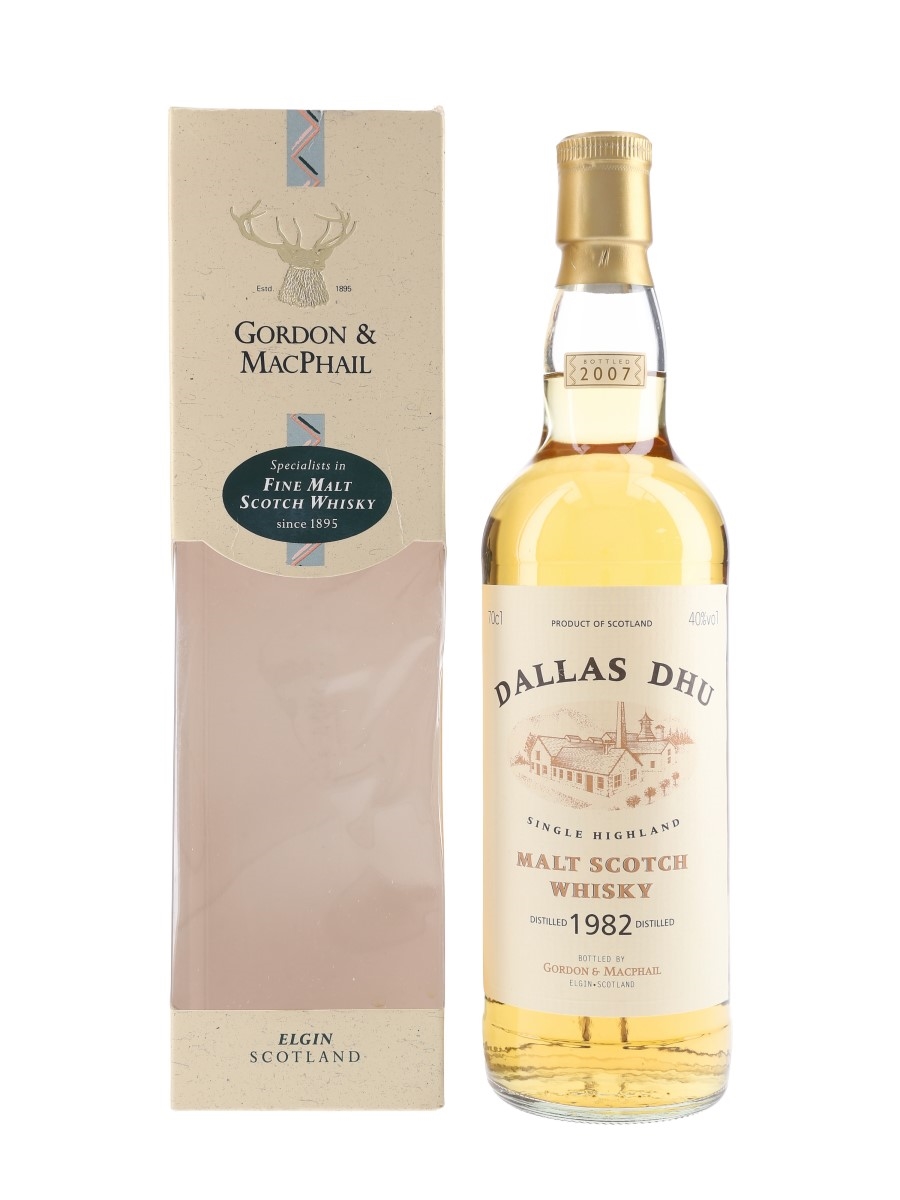 Dallas Dhu 1982 Bottled 2007 - Gordon & MacPhail 70cl / 40%