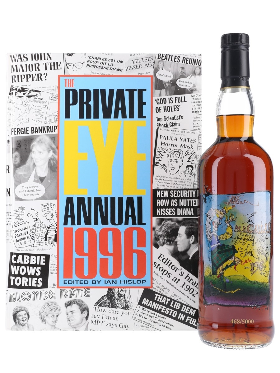 Macallan Private Eye Includes The Private Eye Annual 1996 70cl / 40%