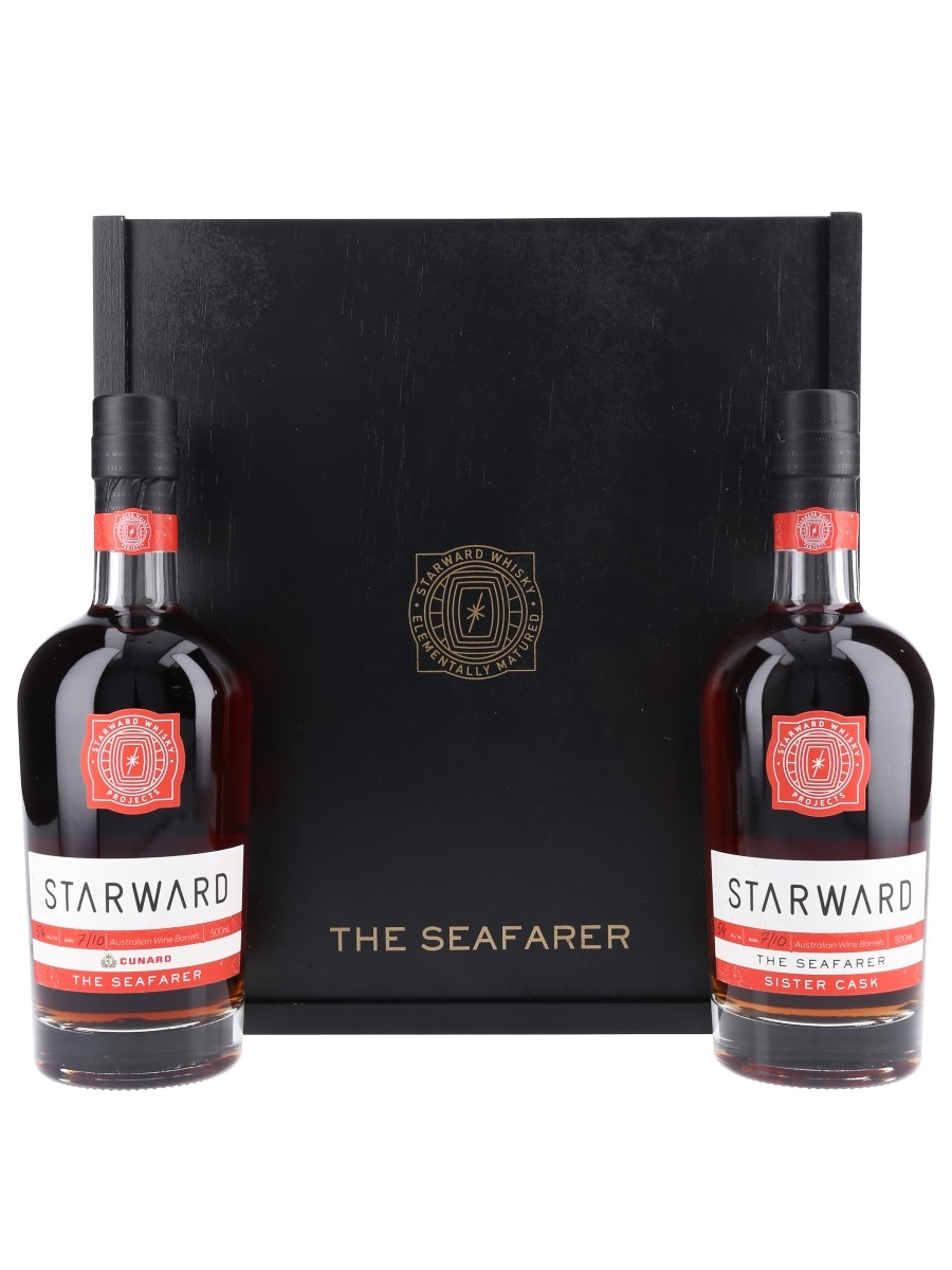 Starward X Cunard The Seafarer Twin Pack - Set Number 7 2 x 50cl / 54%