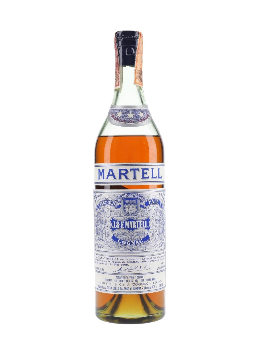 Martell 3 Star VOP Spring Cap Bottled 1950s - Ditta 73cl / 40%