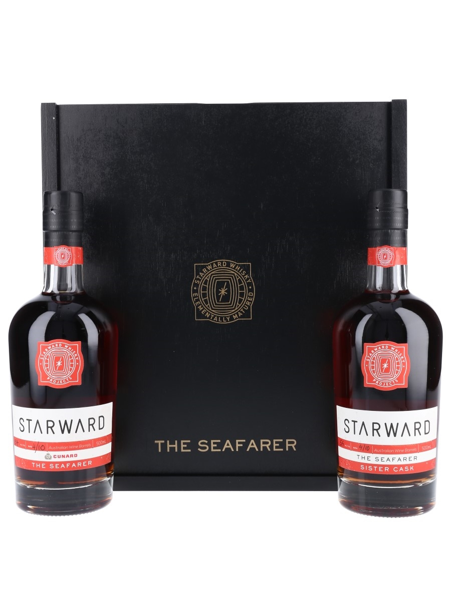 Starward X Cunard The Seafarer Twin Pack - Set Number 4 2 x 50cl / 54%