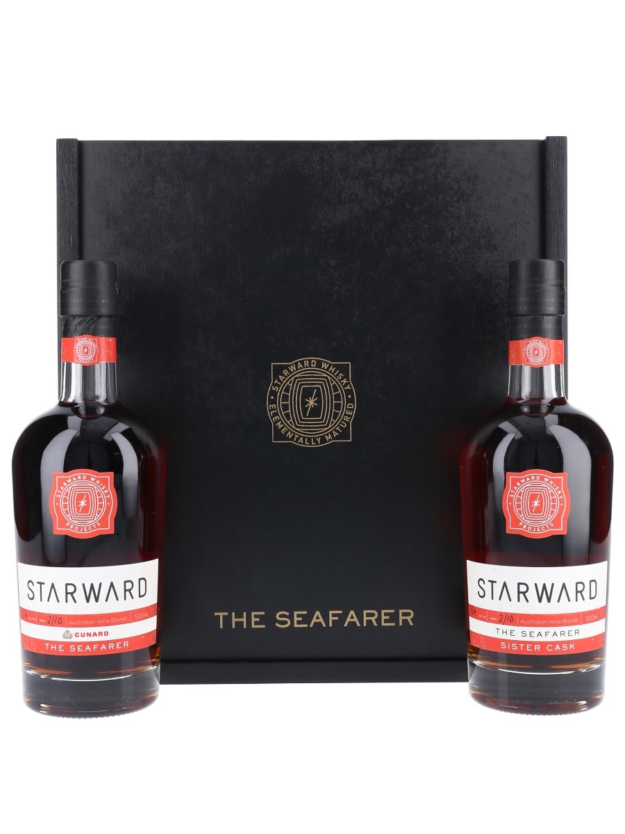 Starward X Cunard The Seafarer Twin Pack - Set Number 2 2 x 50cl / 54%