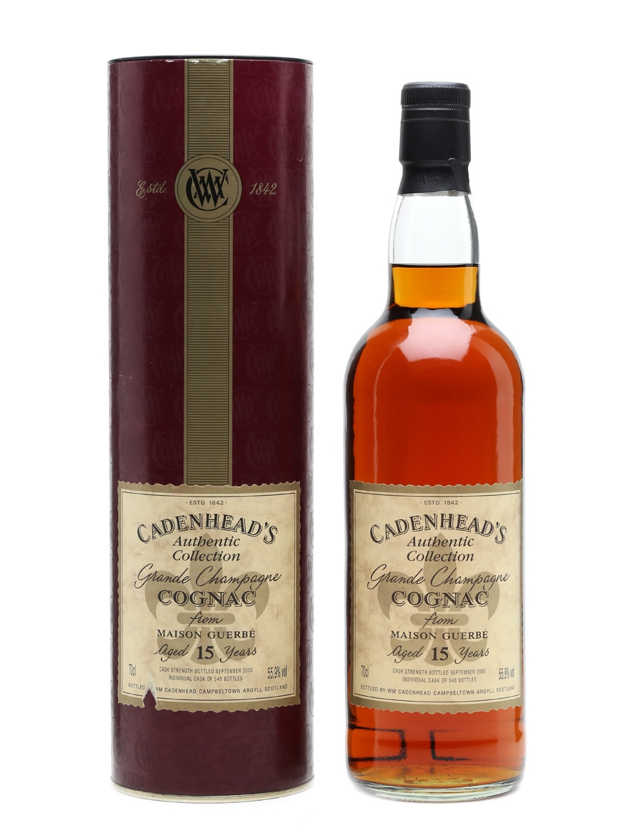 Cadenhead's Grande Champagne Cognac 15 Years Old 70cl