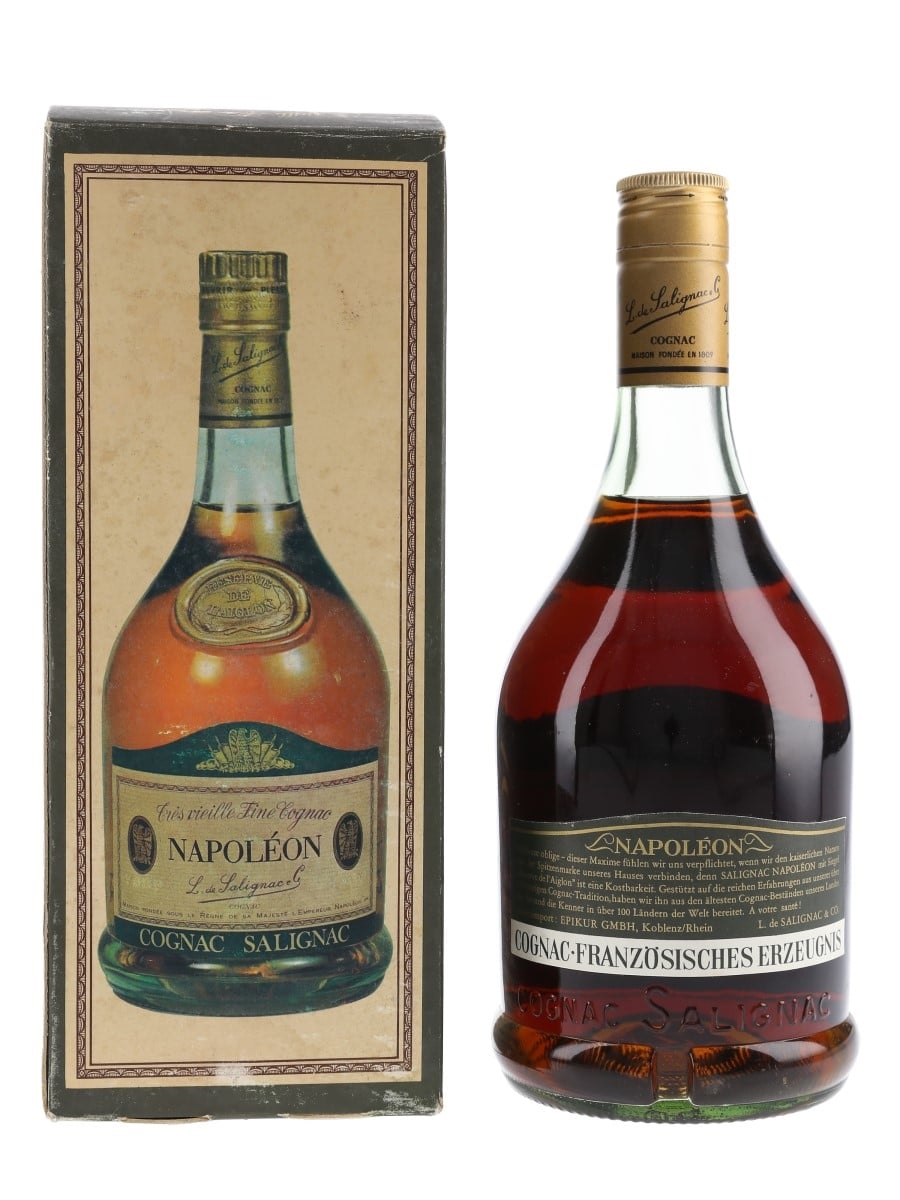 新作，低価 〇未開栓 古酒 Salignac NAPOLEON COGNAC 【1462】未開栓