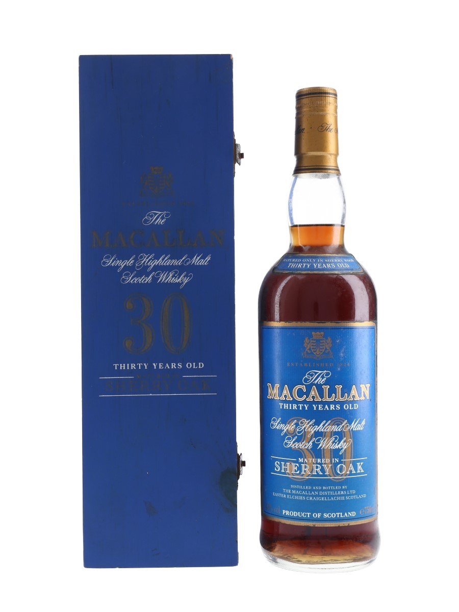 Macallan 30 Year Old Sherry Oak  75cl / 43%