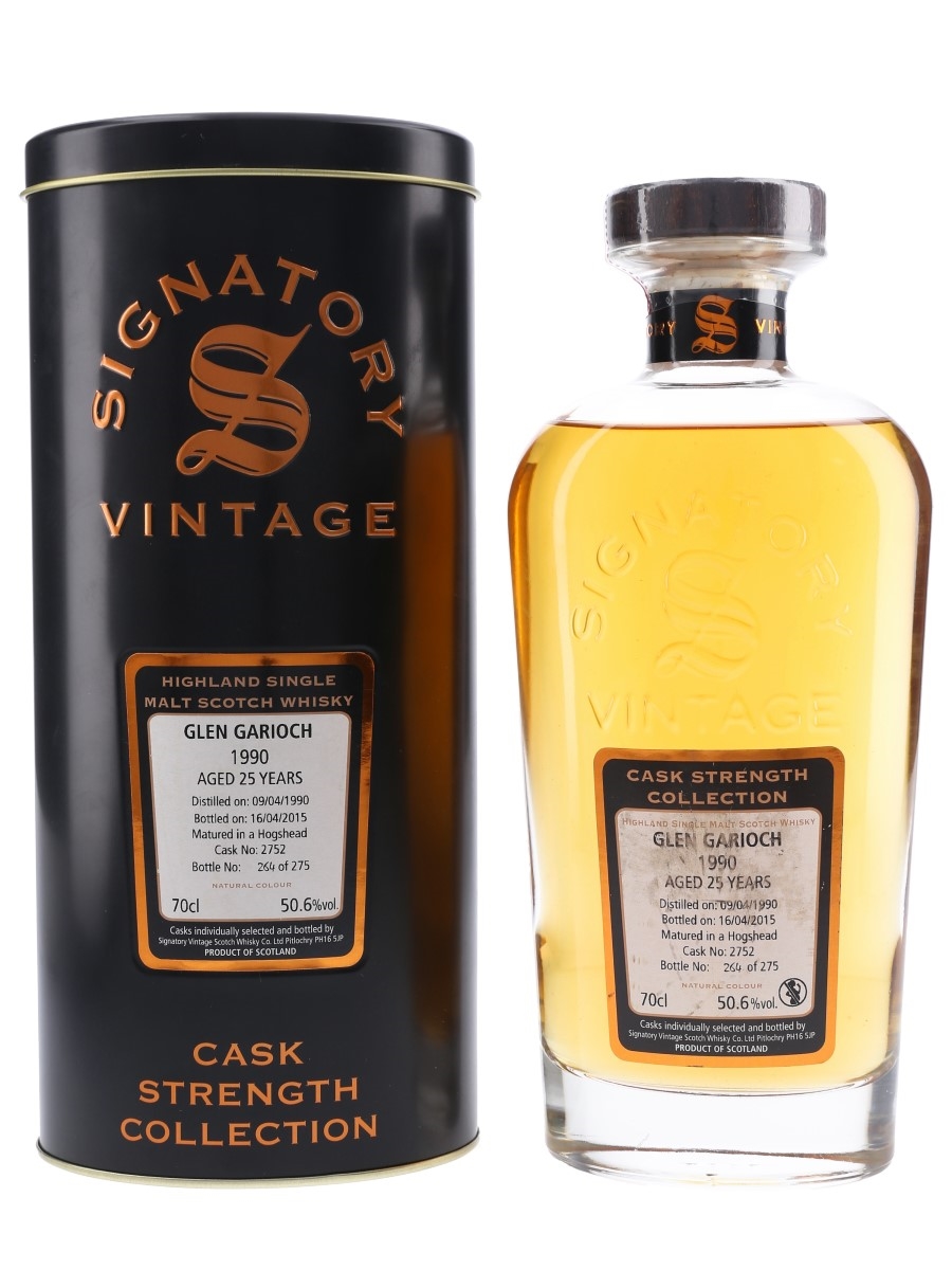Glen Garioch 1990 25 Year Old Bottled 2015 - Signatory Vintage 70cl / 50.6%