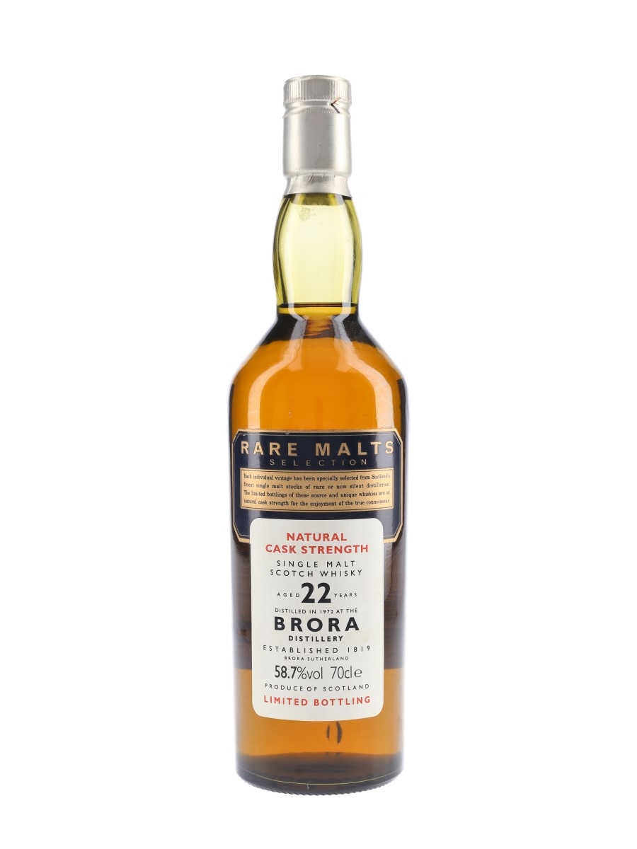 Brora 1972 22 Year Old Rare Malts 70cl / 58.7%