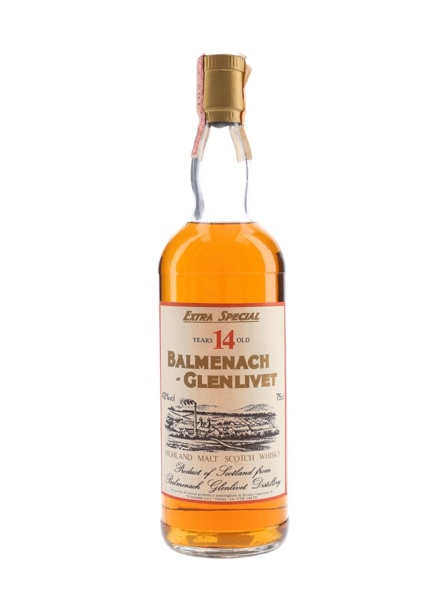 Balmenach Glenlivet 14 Year Old Bottled 1980s - Sestante 75cl / 43%