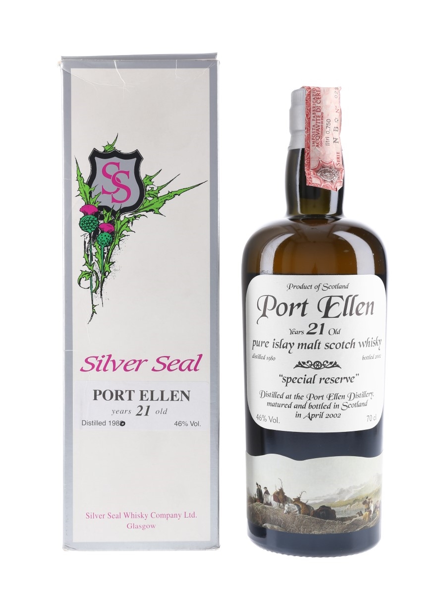 Port Ellen 1980 21 Year Old - Silver Seal 70cl / 46%