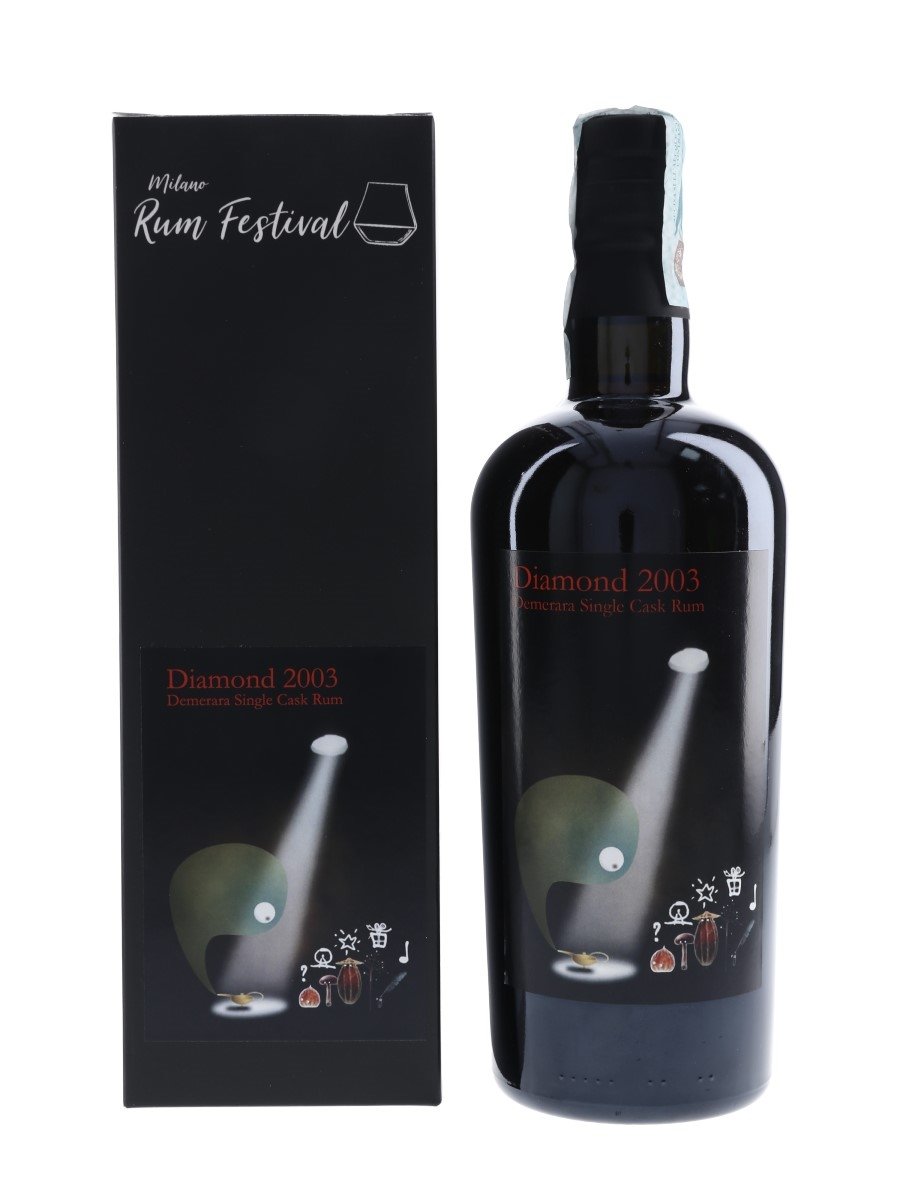 Diamond 2003 Demerara Rum Bottled 2018 - Milano Rum Festival 70cl / 57%