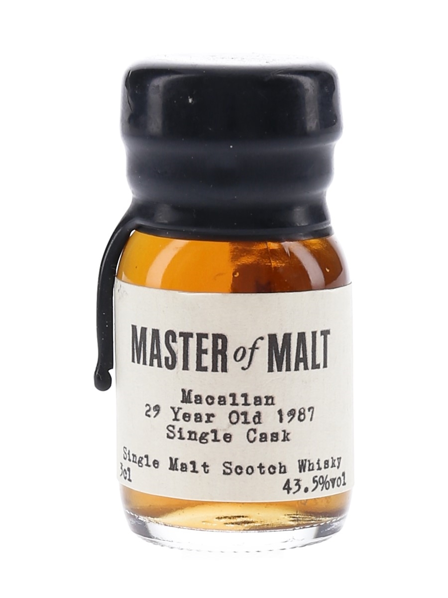 Macallan 1987 29 Year Old - Master Of Malt 3cl / 43.5%
